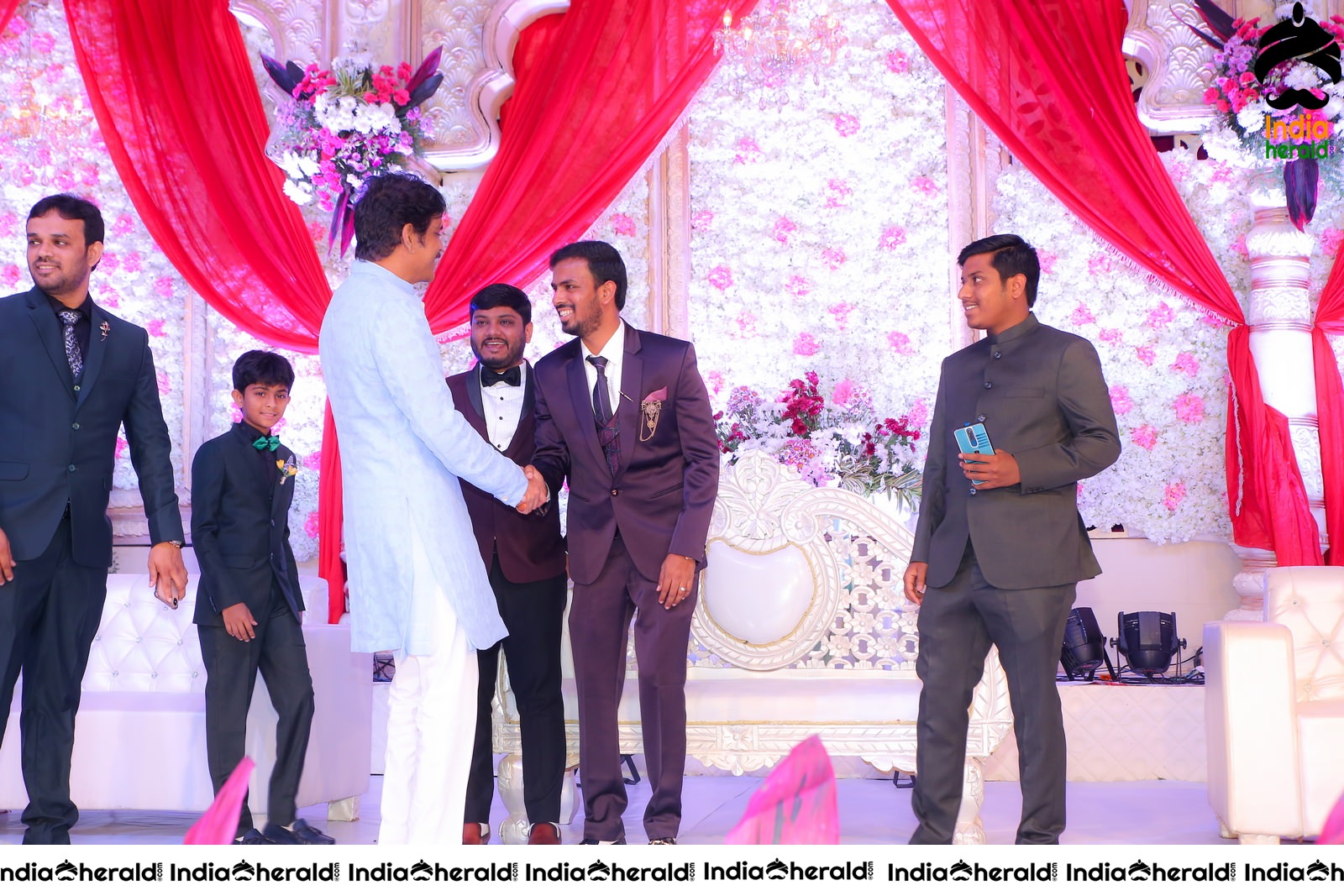 Celebs Gala at Wedding Reception of Syed Javed Ali Set 2