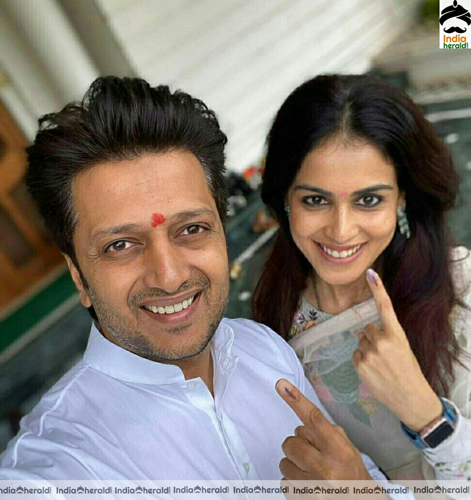 Celebs Ink Their Vote for Maharashtra Elections Set 1