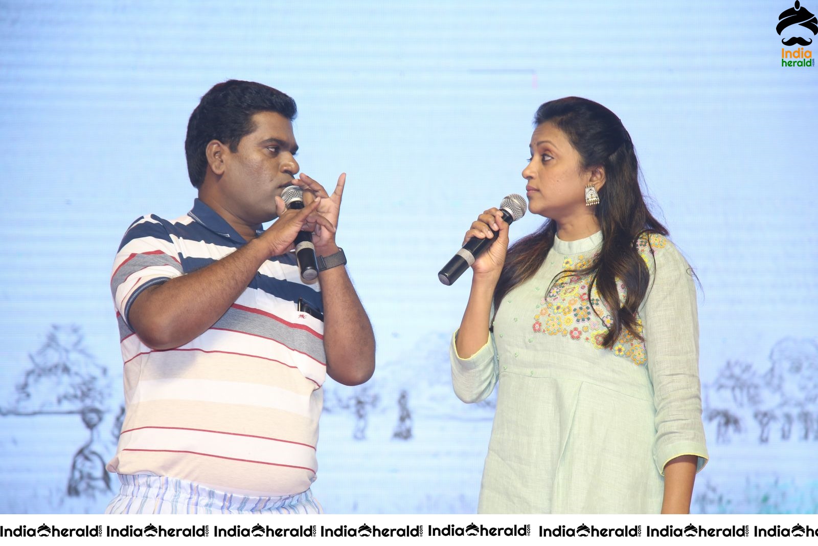 Celebs share a lighter moment at TR Pre Release Event Set 2