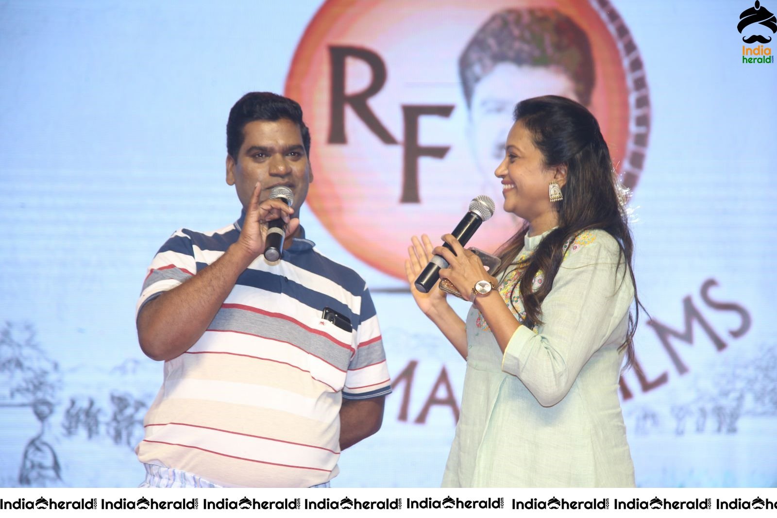 Celebs share a lighter moment at TR Pre Release Event Set 2