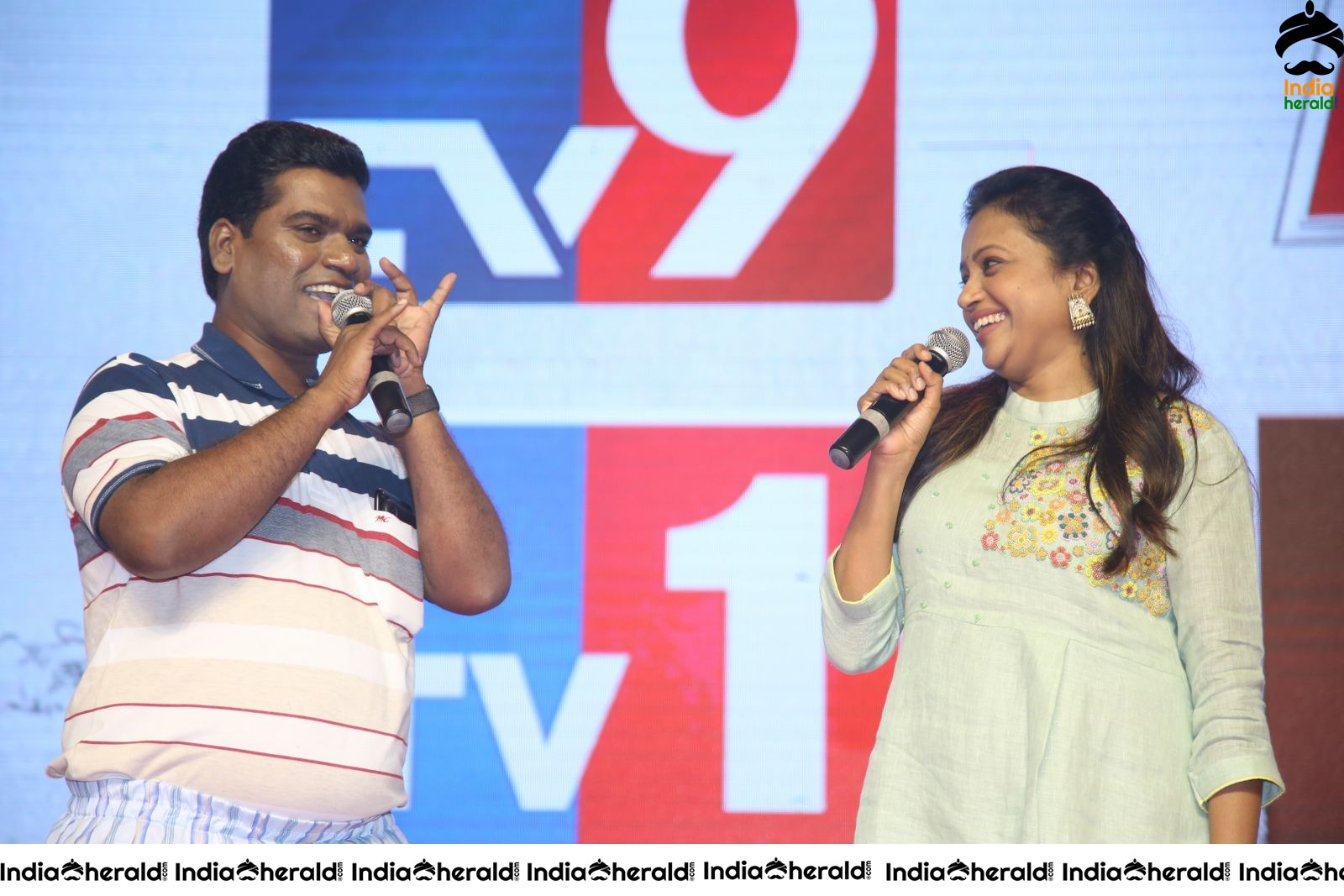 Celebs share a lighter moment at TR Pre Release Event Set 2