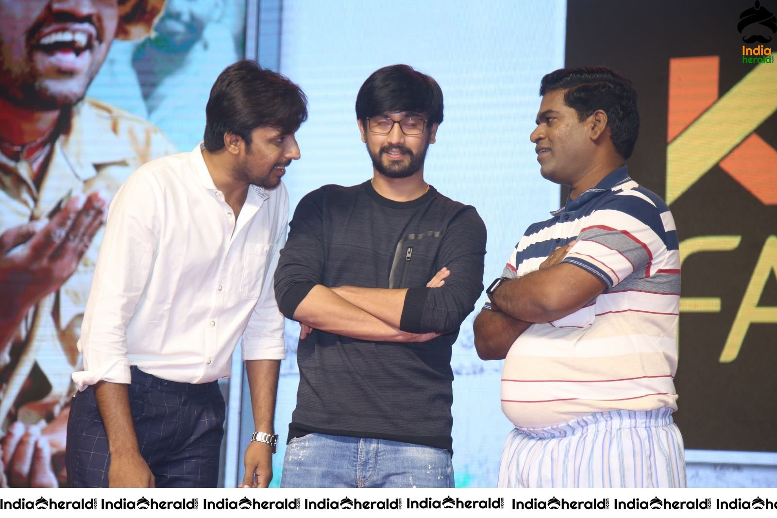 Celebs share a lighter moment at TR Pre Release Event Set 2