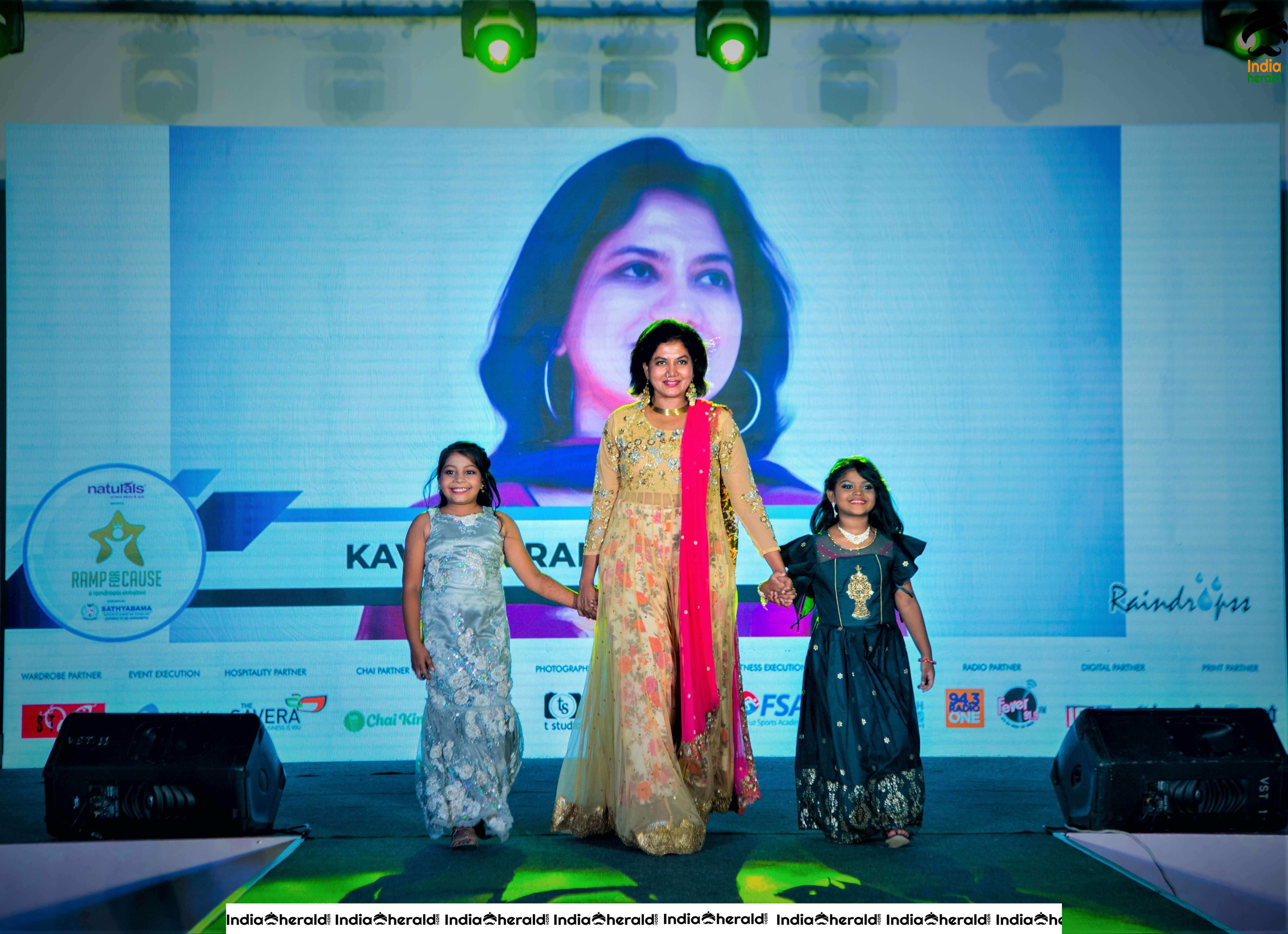 Celebs walked the ramp with less privileged children for cause