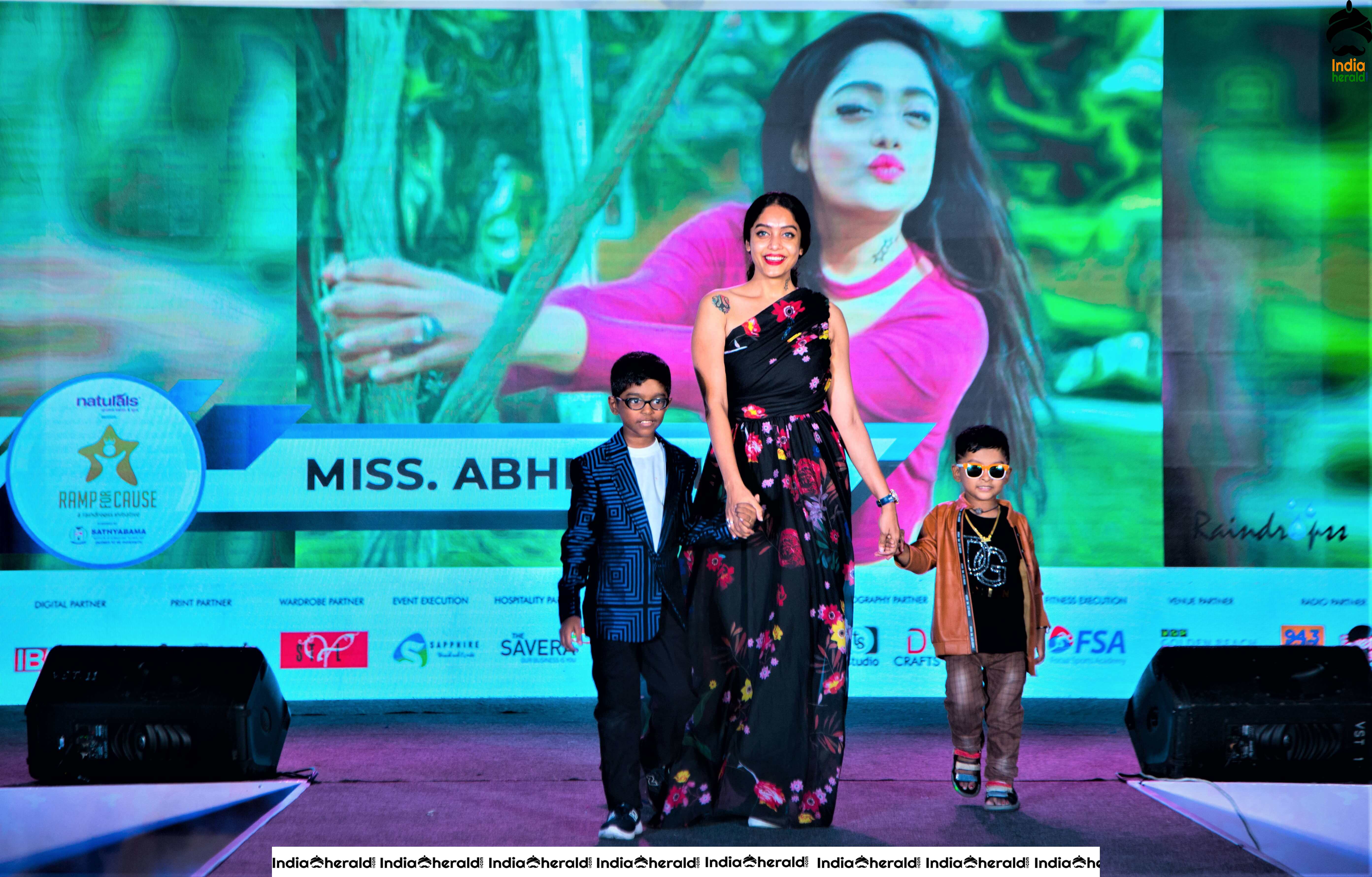 Celebs walked the ramp with less privileged children for cause