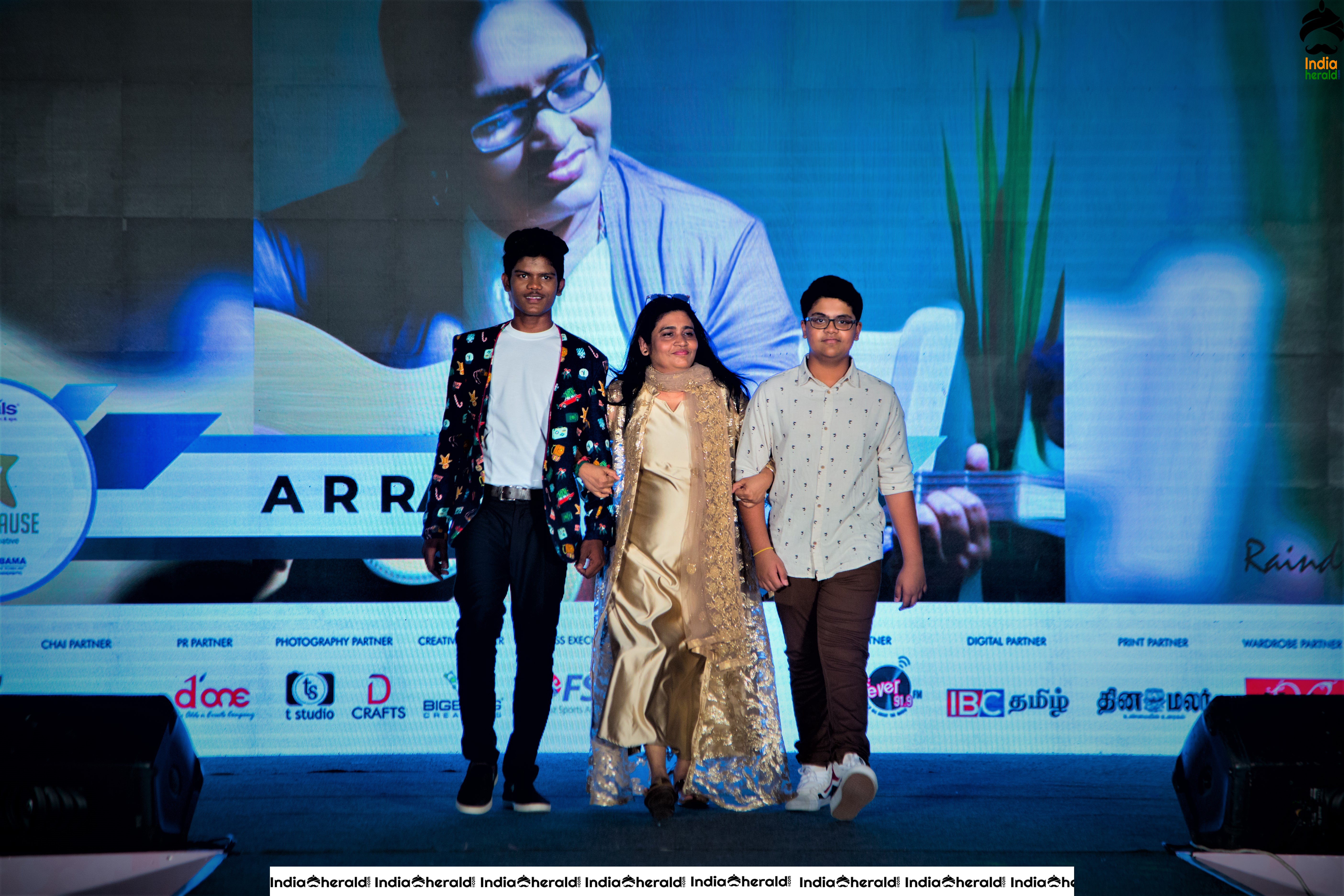 Celebs walked the ramp with less privileged children for cause