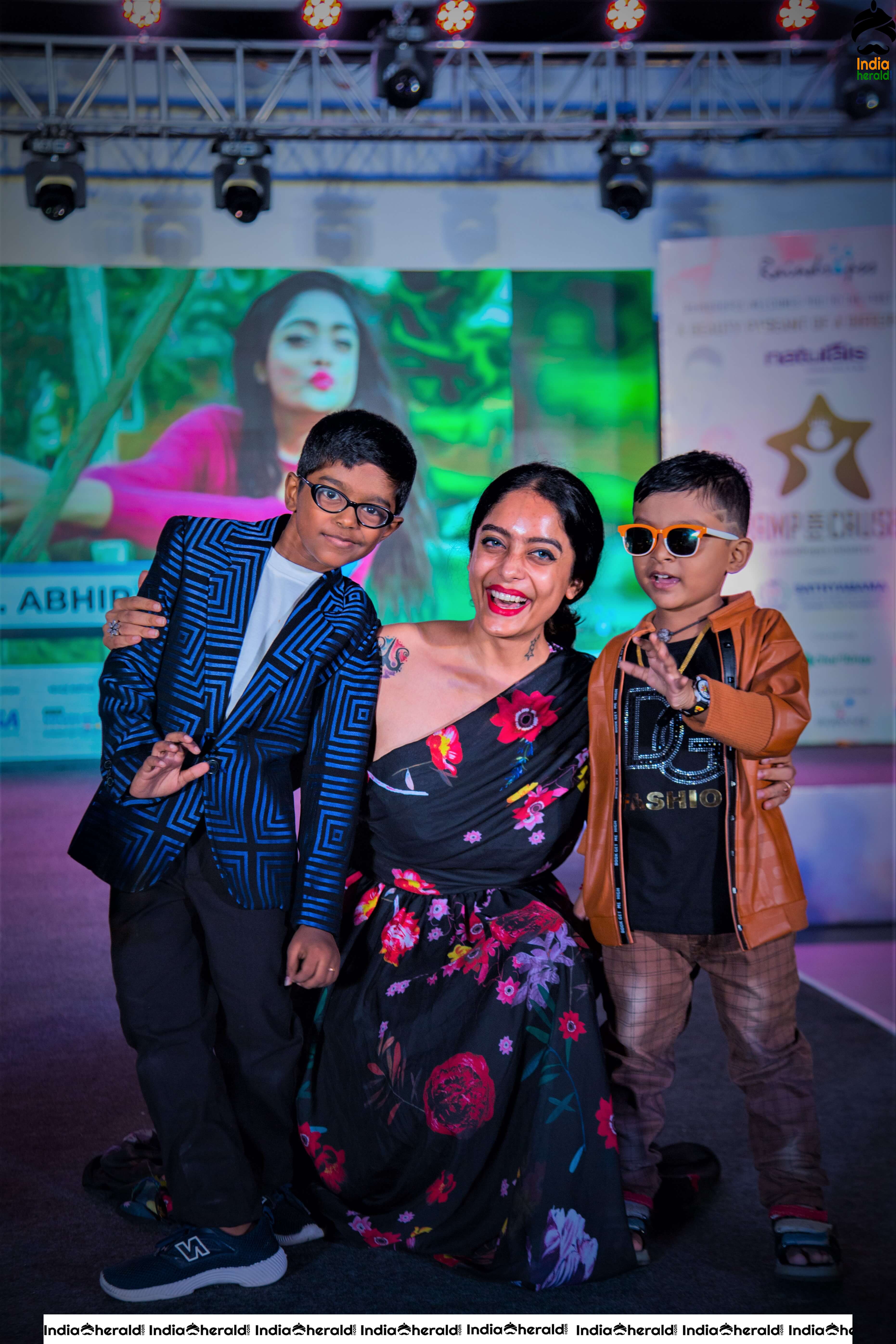 Celebs walked the ramp with less privileged children for cause