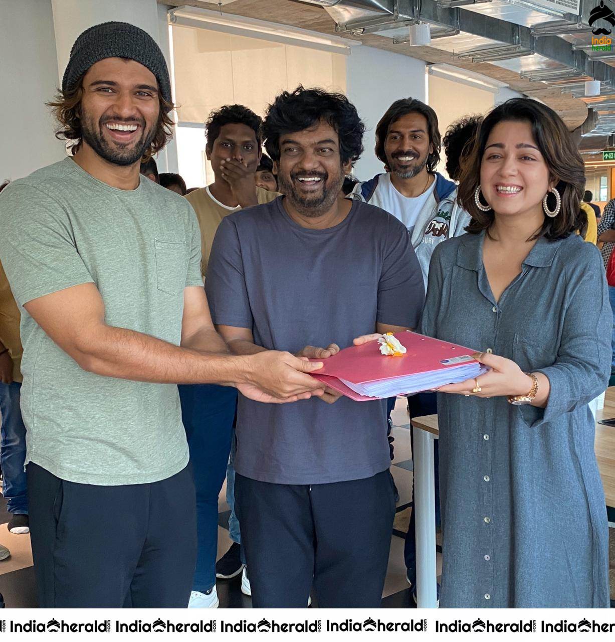 Clicks from the launch of Vijay Deverakonda next directed by Puri Jagannadh