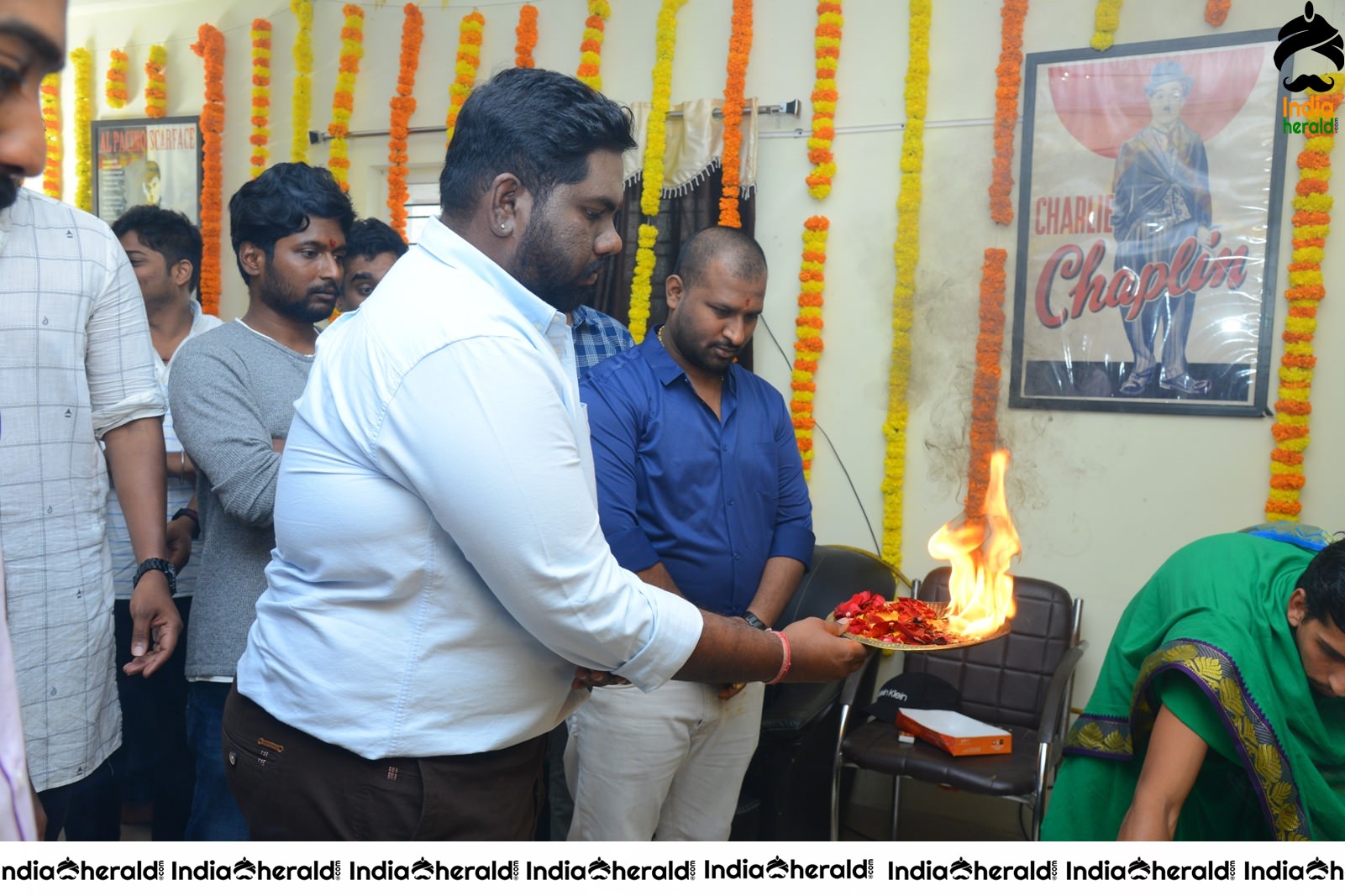 Color Movie opening Pooja pics Set 2