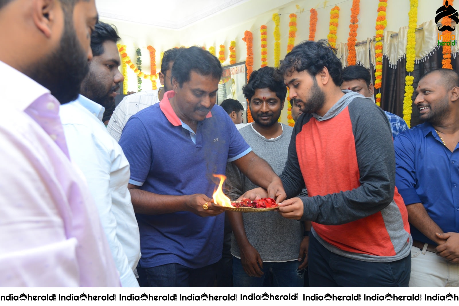 Color Movie opening Pooja pics Set 2