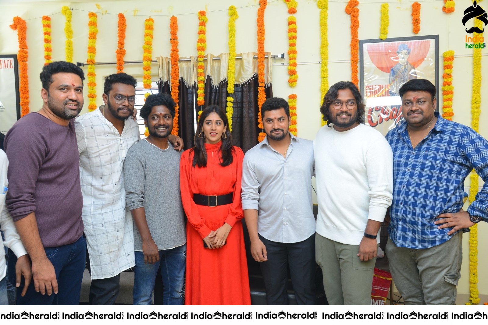 Color Movie opening Pooja pics Set 5