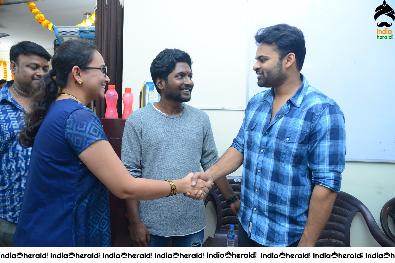 Color Movie opening Pooja pics Set 5