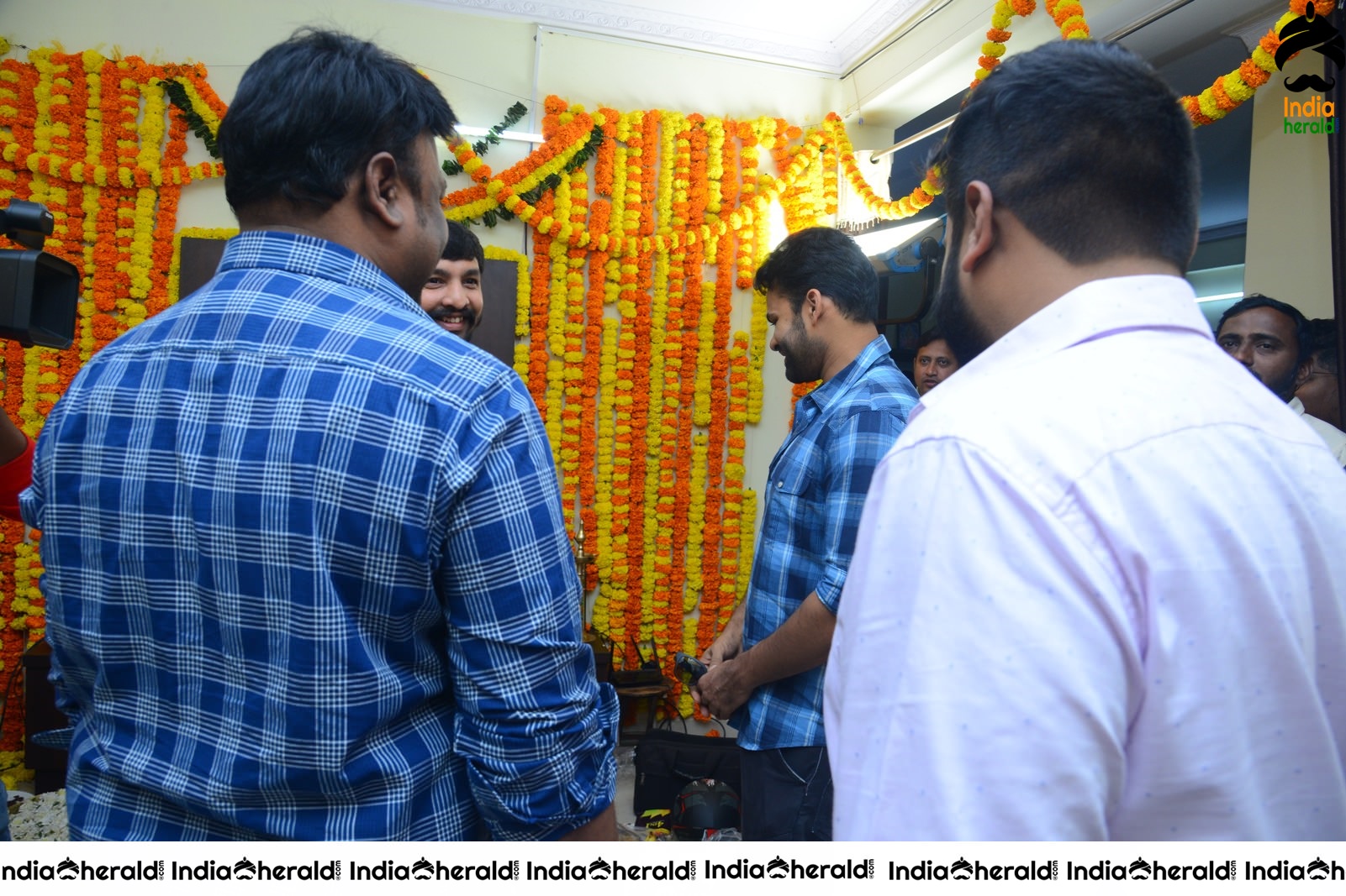Color Movie opening Pooja pics Set 5
