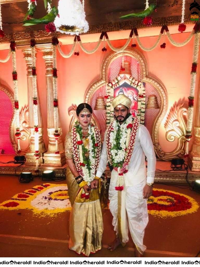 Devegowda grandson Nikhil wedding photos