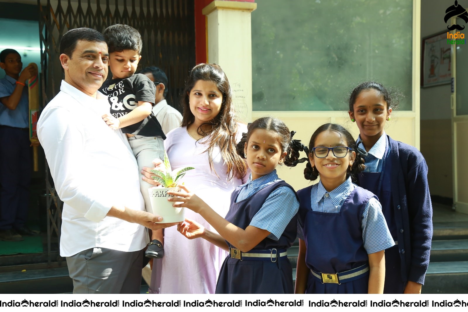 Dil Raju Celebrates His Birthday With Kids At Ashray Akruthi Set 1