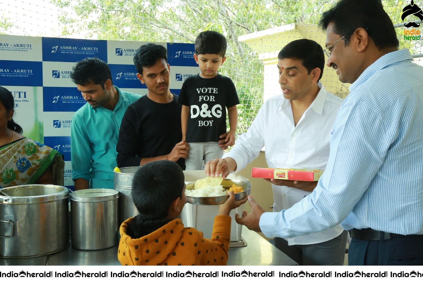 Dil Raju Celebrates His Birthday With Kids At Ashray Akruthi Set 2