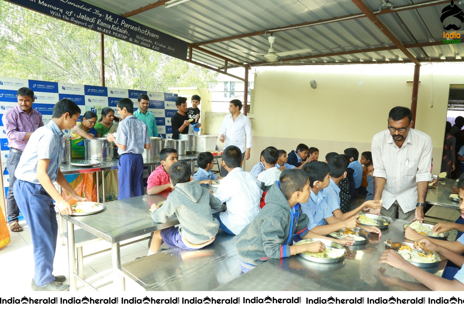 Dil Raju Celebrates His Birthday With Kids At Ashray Akruthi Set 3