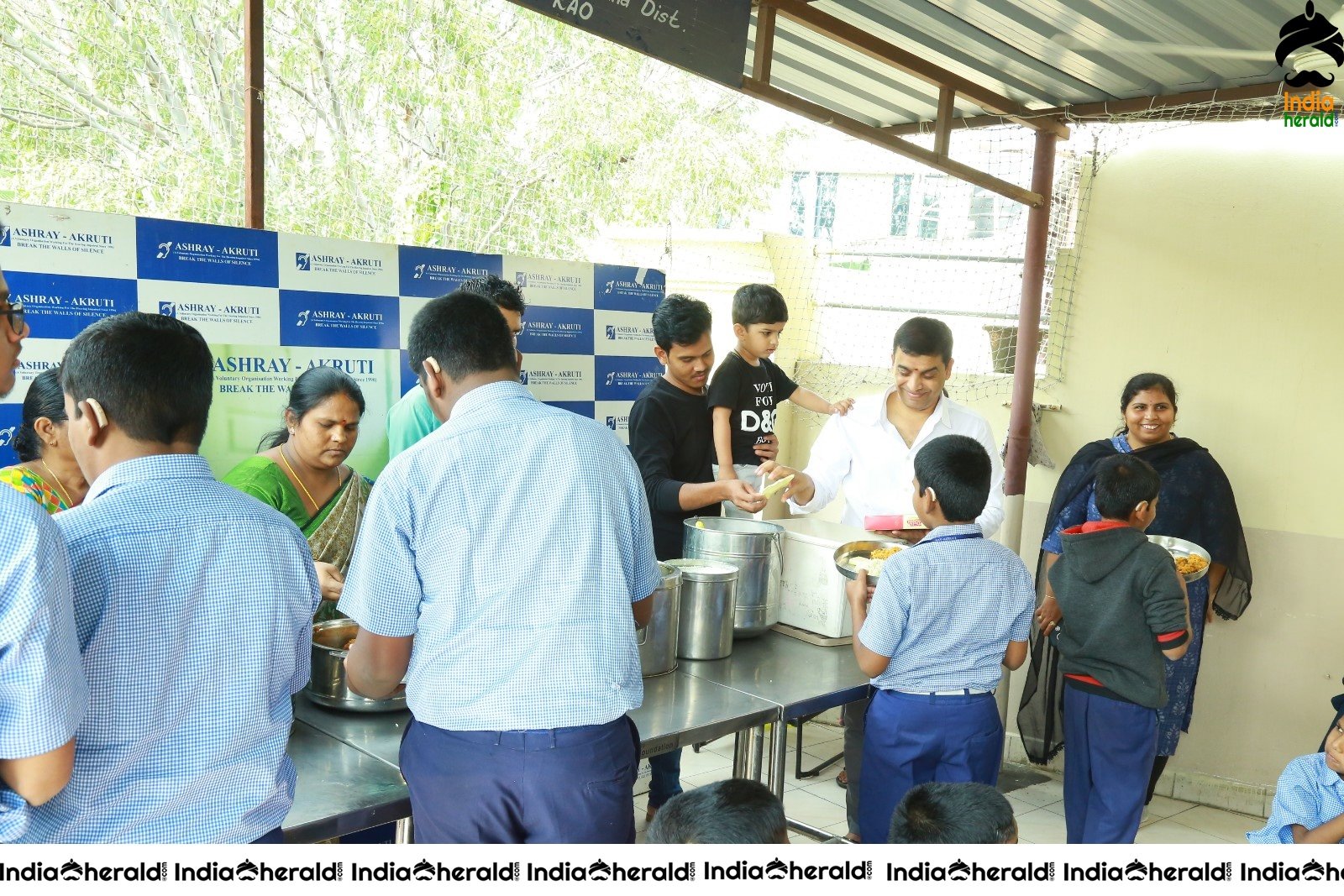 Dil Raju Celebrates His Birthday With Kids At Ashray Akruthi Set 3