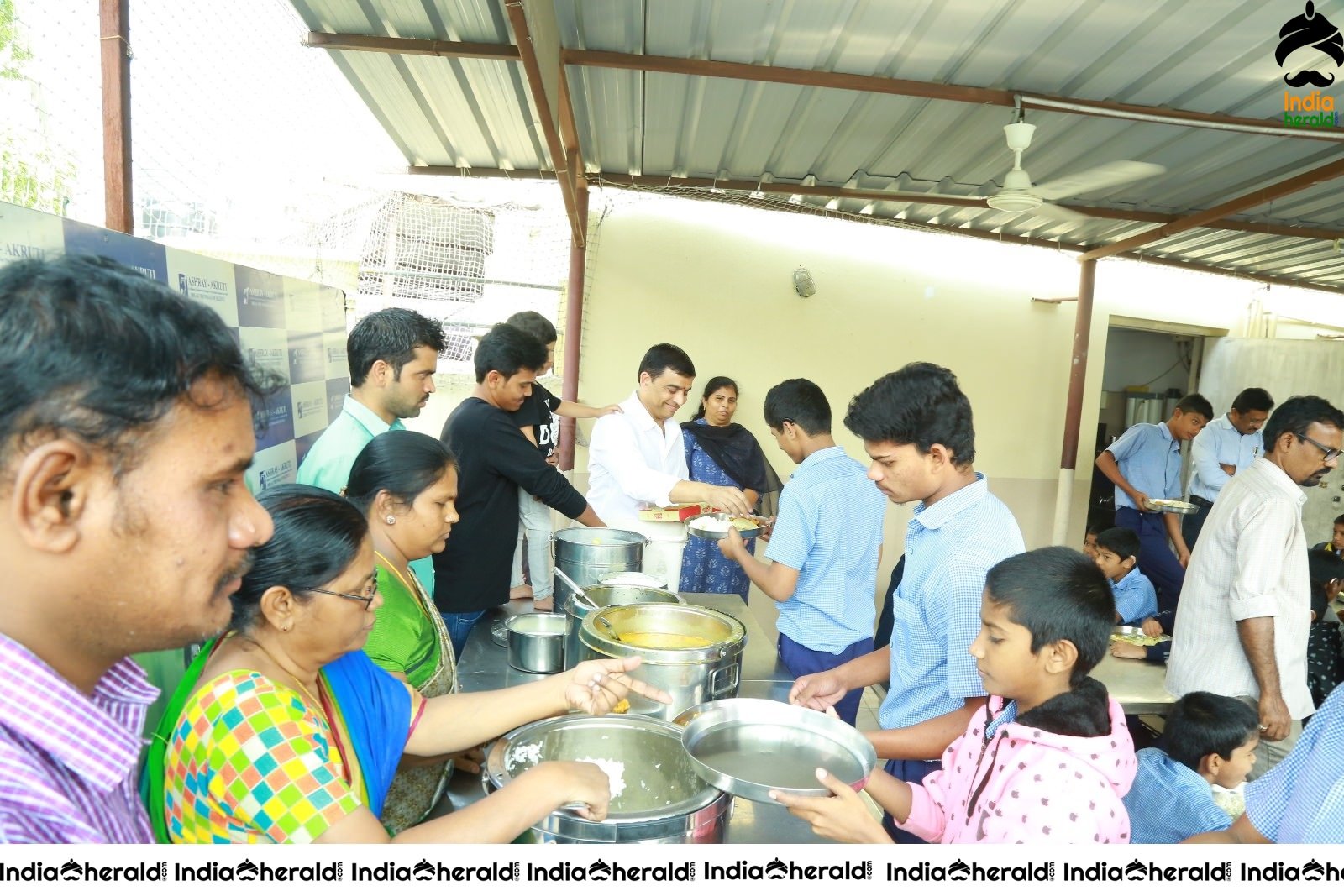 Dil Raju Celebrates His Birthday With Kids At Ashray Akruthi Set 3