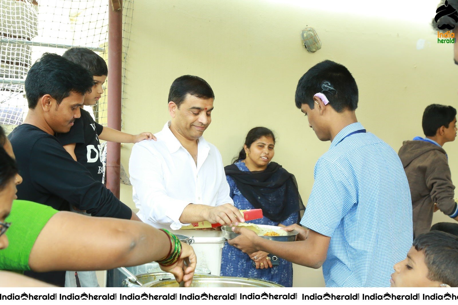 Dil Raju Celebrates His Birthday With Kids At Ashray Akruthi Set 3