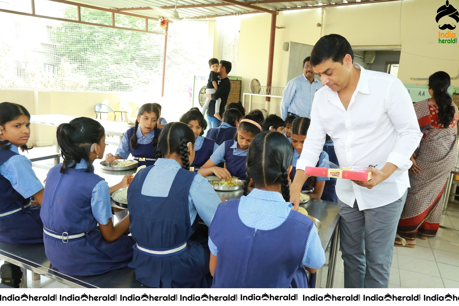 Dil Raju Celebrates His Birthday With Kids At Ashray Akruthi Set 4