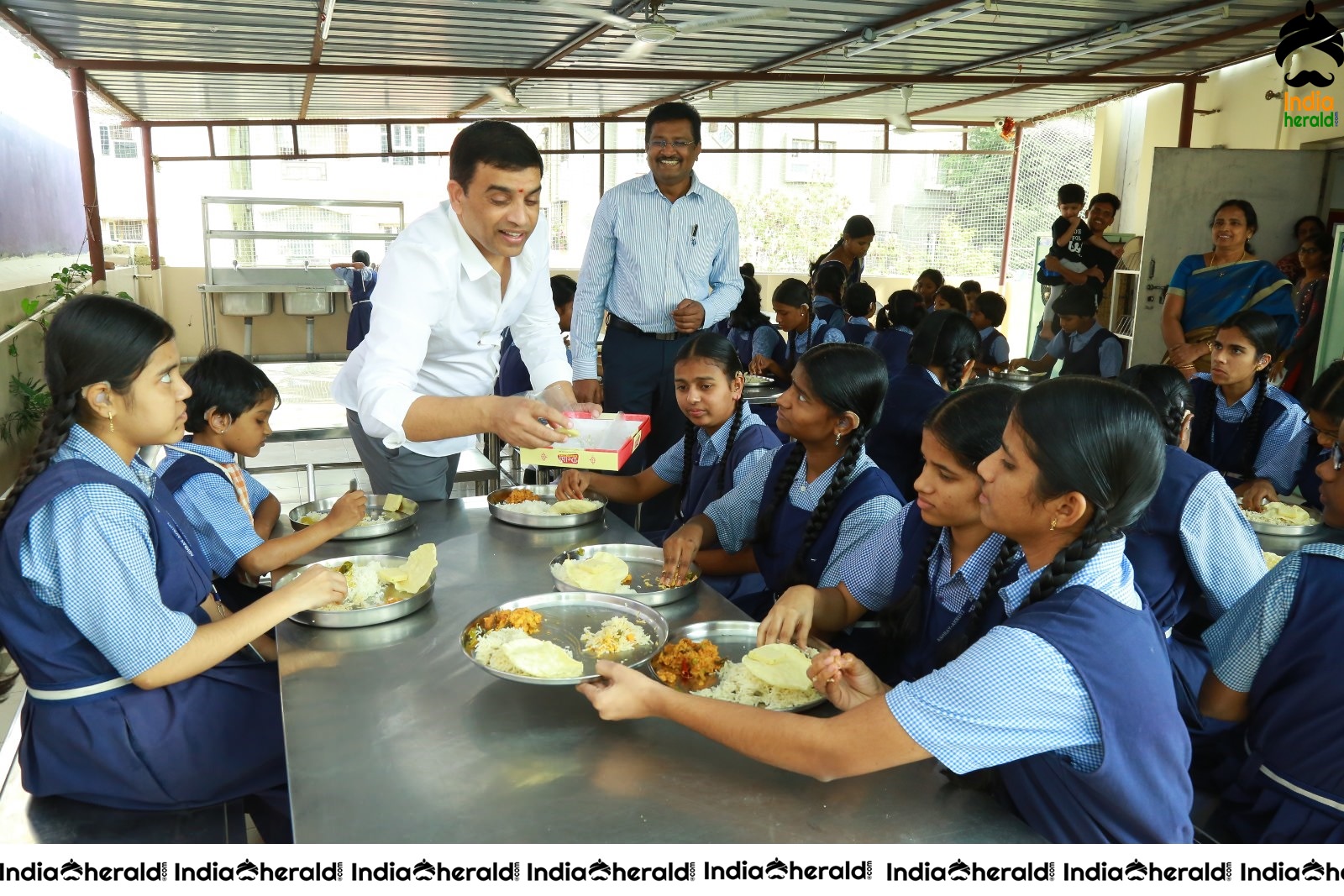 Dil Raju Celebrates His Birthday With Kids At Ashray Akruthi Set 4