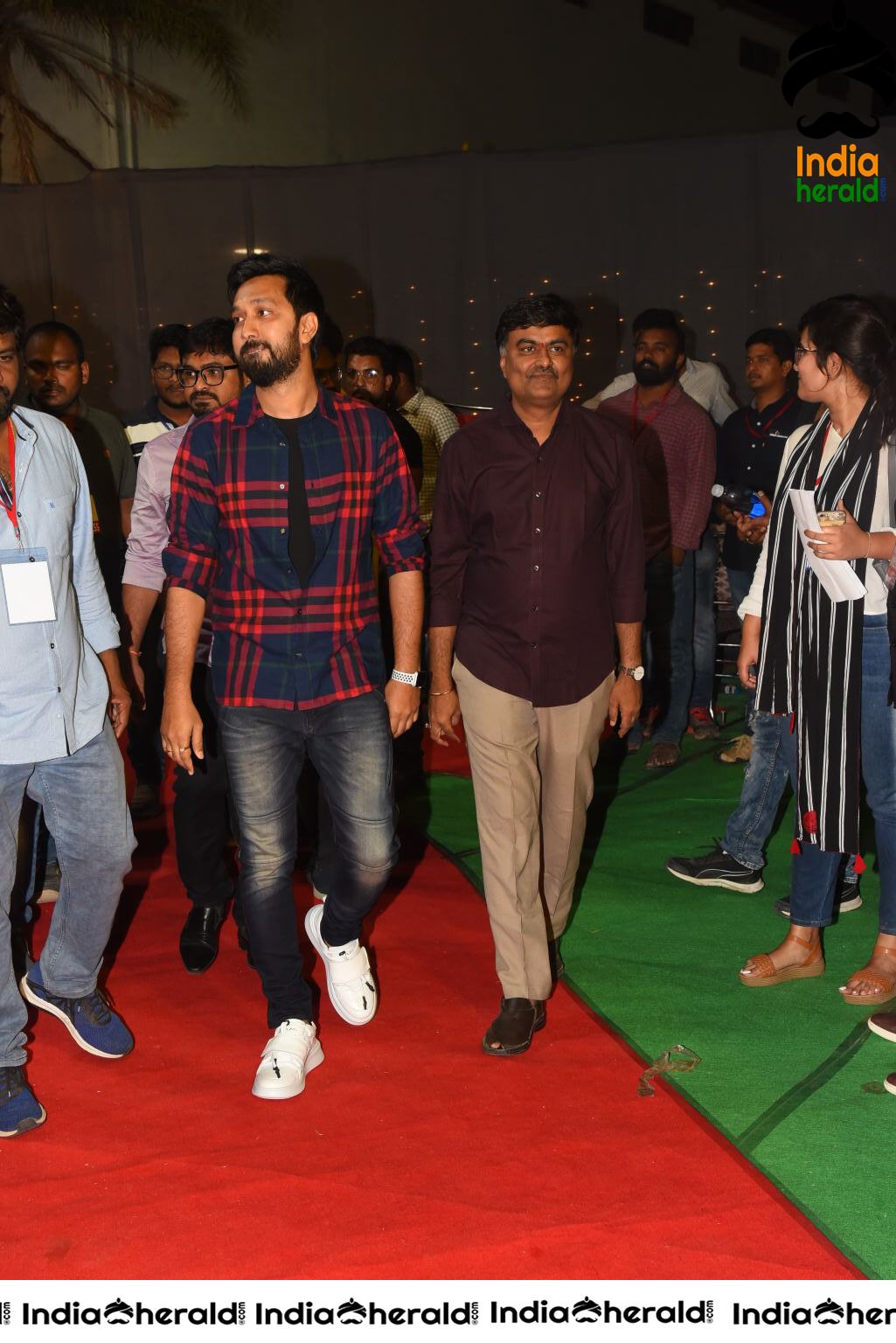 Director Bobby with the Producer at Venky Mama Pre Release Event Set 1