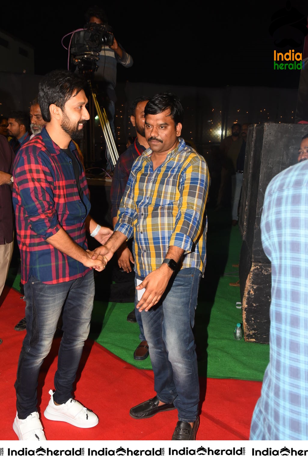 Director Bobby with the Producer at Venky Mama Pre Release Event Set 1