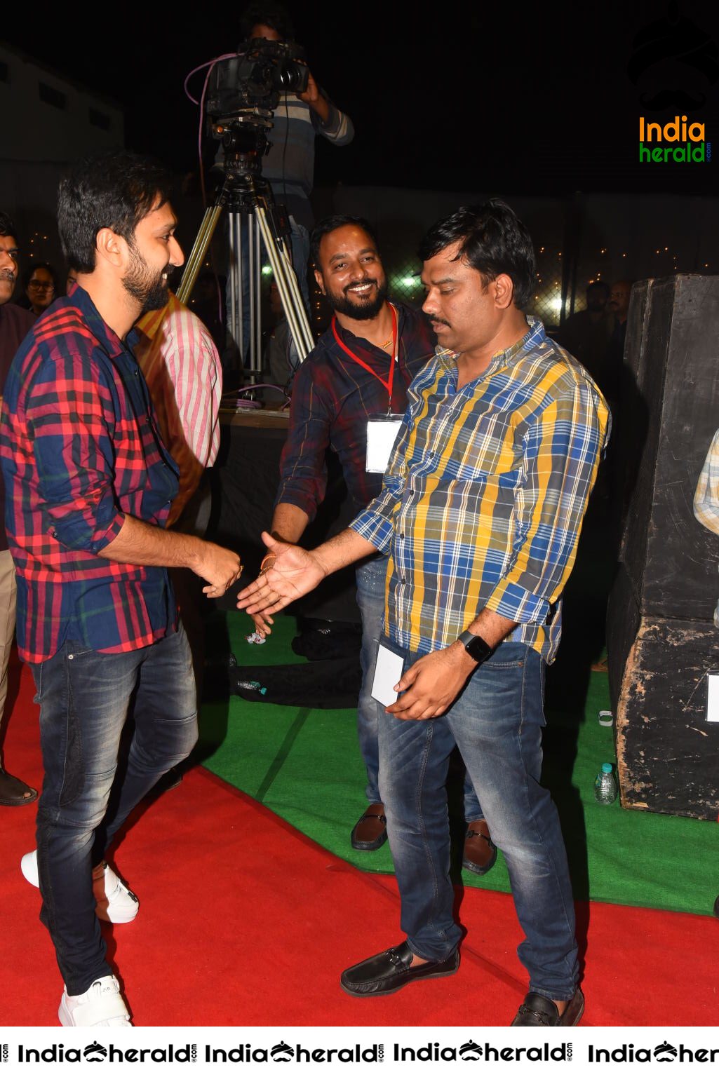 Director Bobby with the Producer at Venky Mama Pre Release Event Set 1