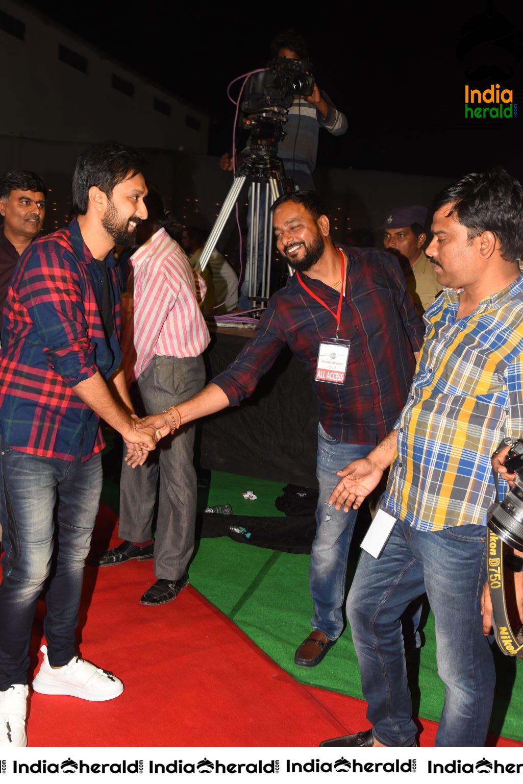 Director Bobby with the Producer at Venky Mama Pre Release Event Set 1