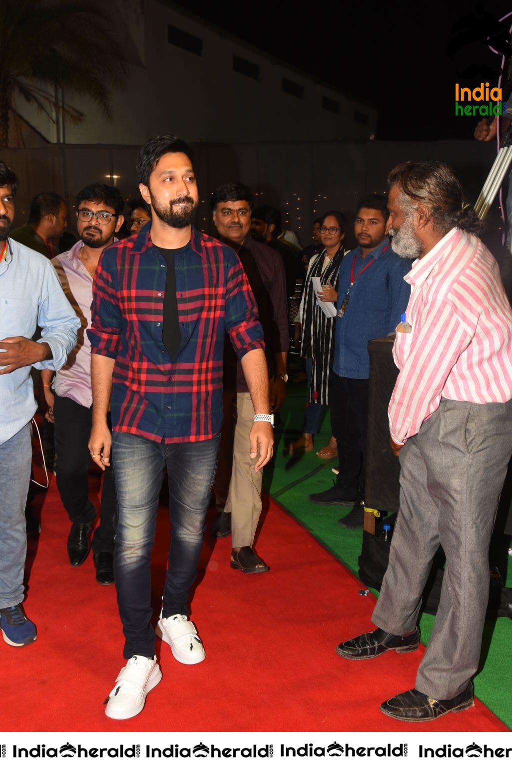 Director Bobby with the Producer at Venky Mama Pre Release Event Set 1