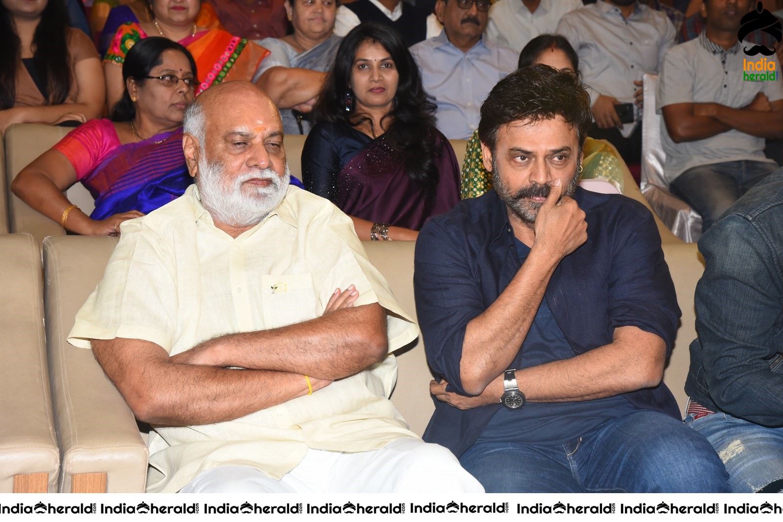 Director Raghavendra Rao and Actor Victory Venkatesh Spotted Together Set 2