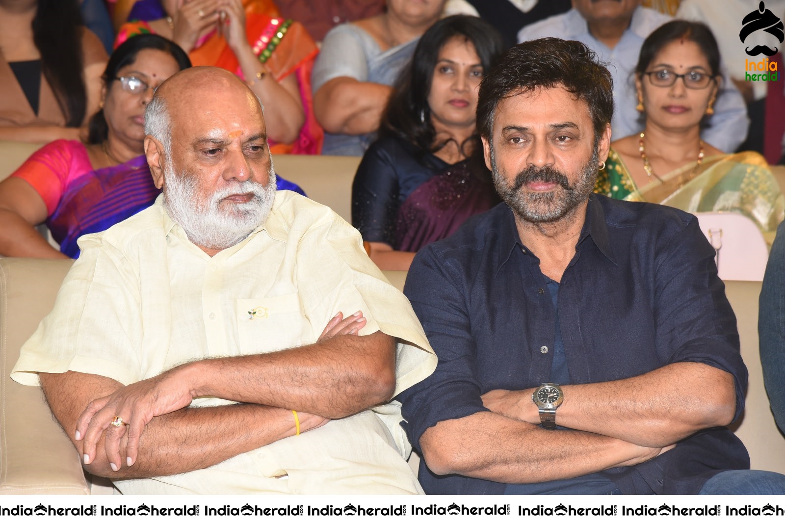 Director Raghavendra Rao and Actor Victory Venkatesh Spotted Together Set 2