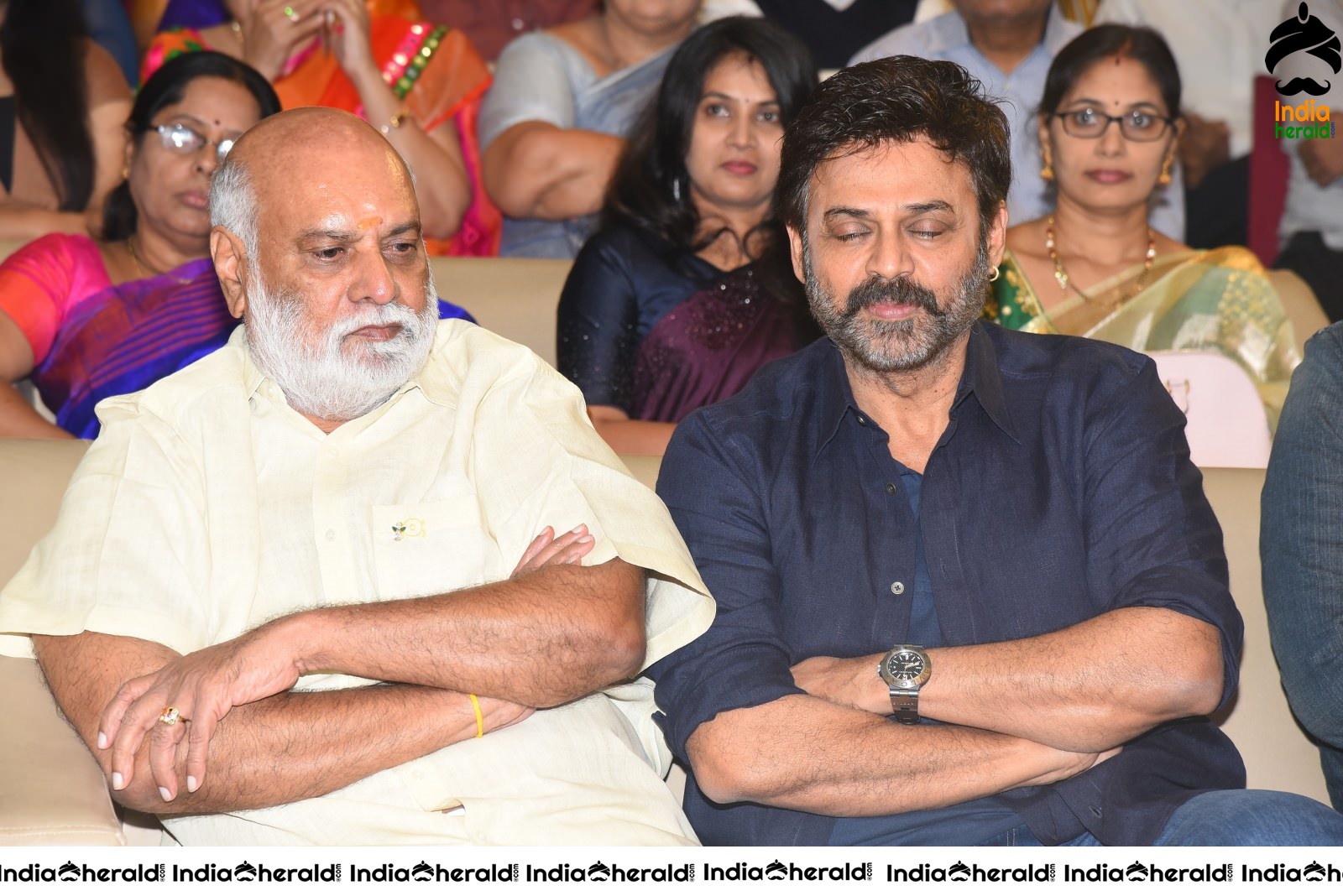 Director Raghavendra Rao and Actor Victory Venkatesh Spotted Together Set 2