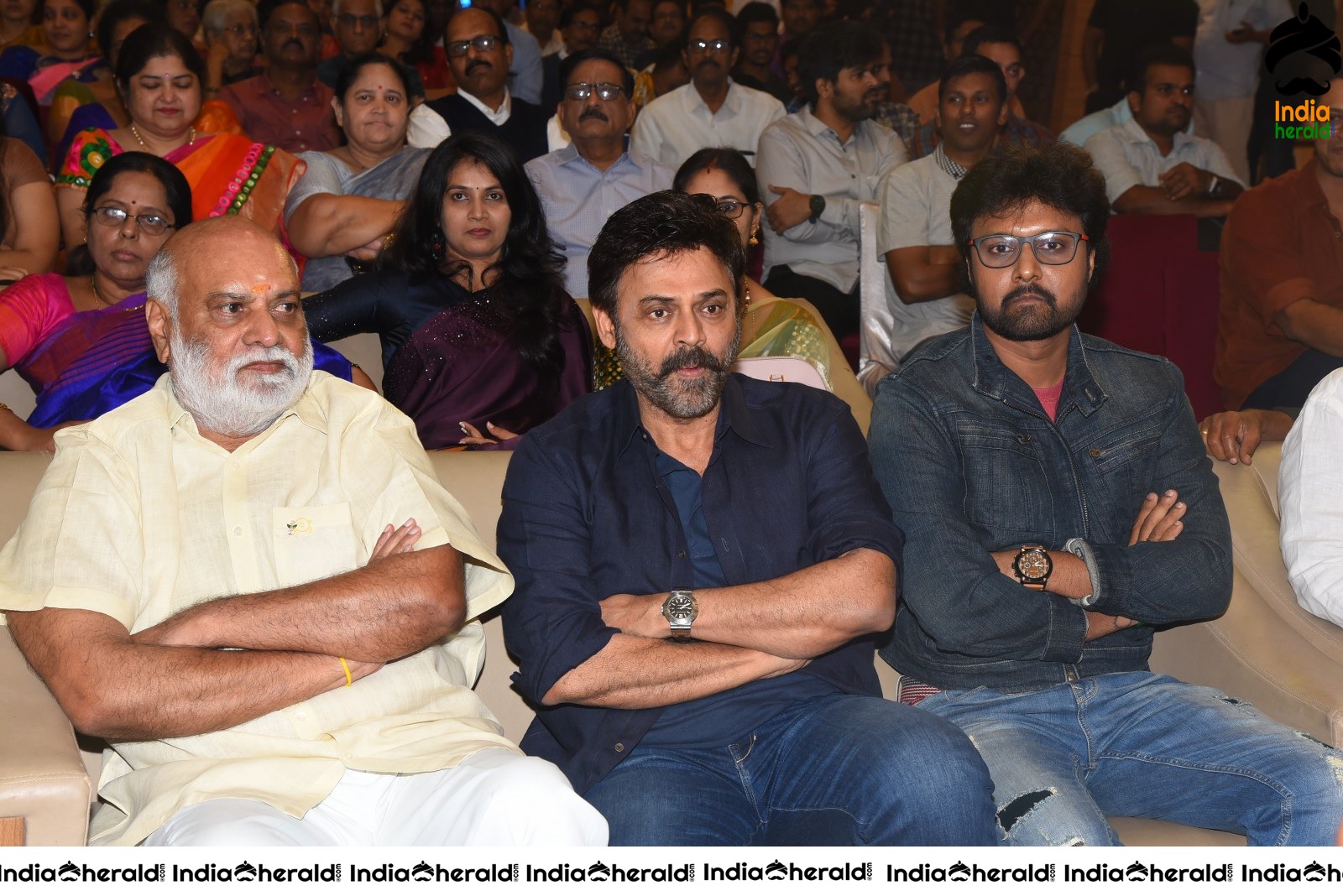 Director Raghavendra Rao and Actor Victory Venkatesh Spotted Together Set 2