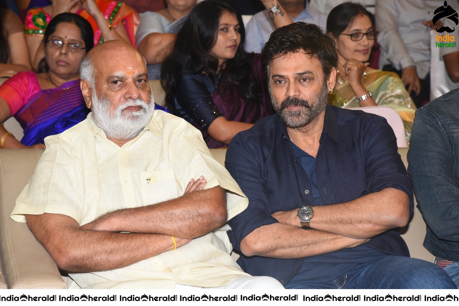 Director Raghavendra Rao and Actor Victory Venkatesh Spotted Together Set 2