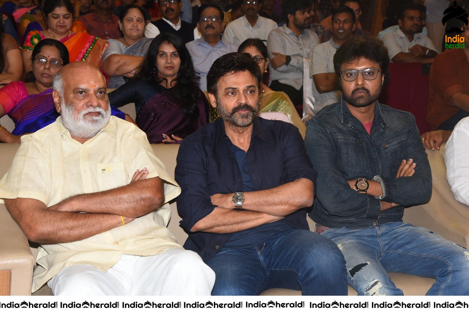 Director Raghavendra Rao and Actor Victory Venkatesh Spotted Together Set 2