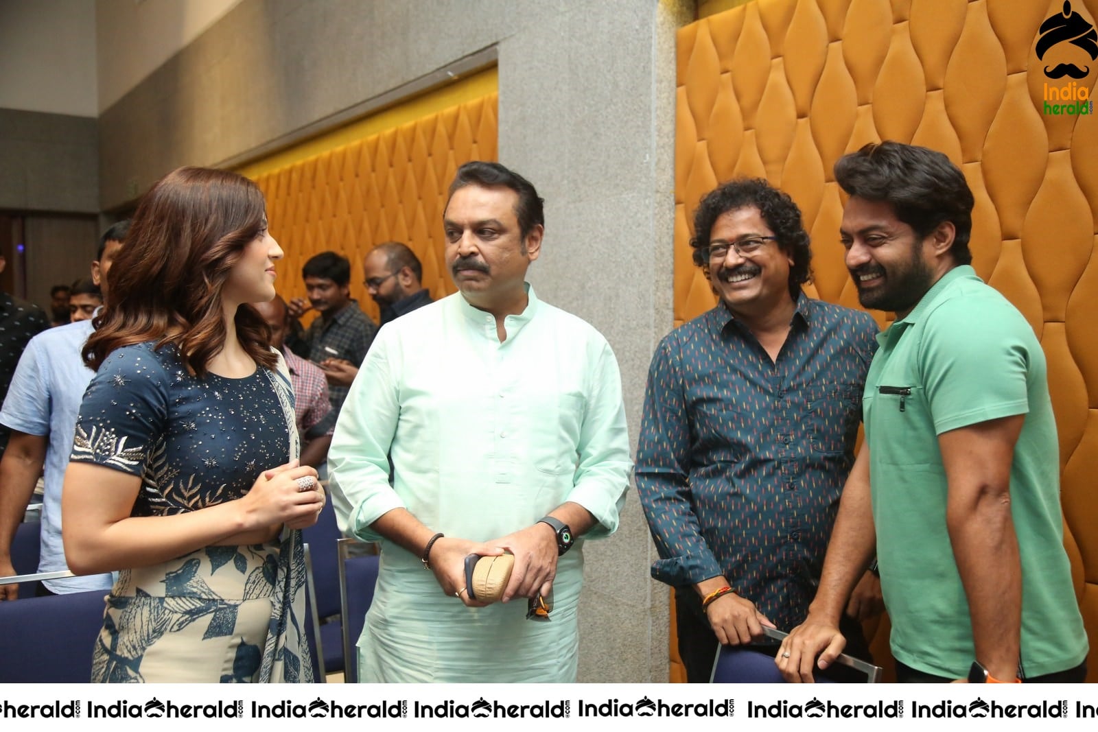 Entha Manchivaadavuraa Movie Press Meet Set 1