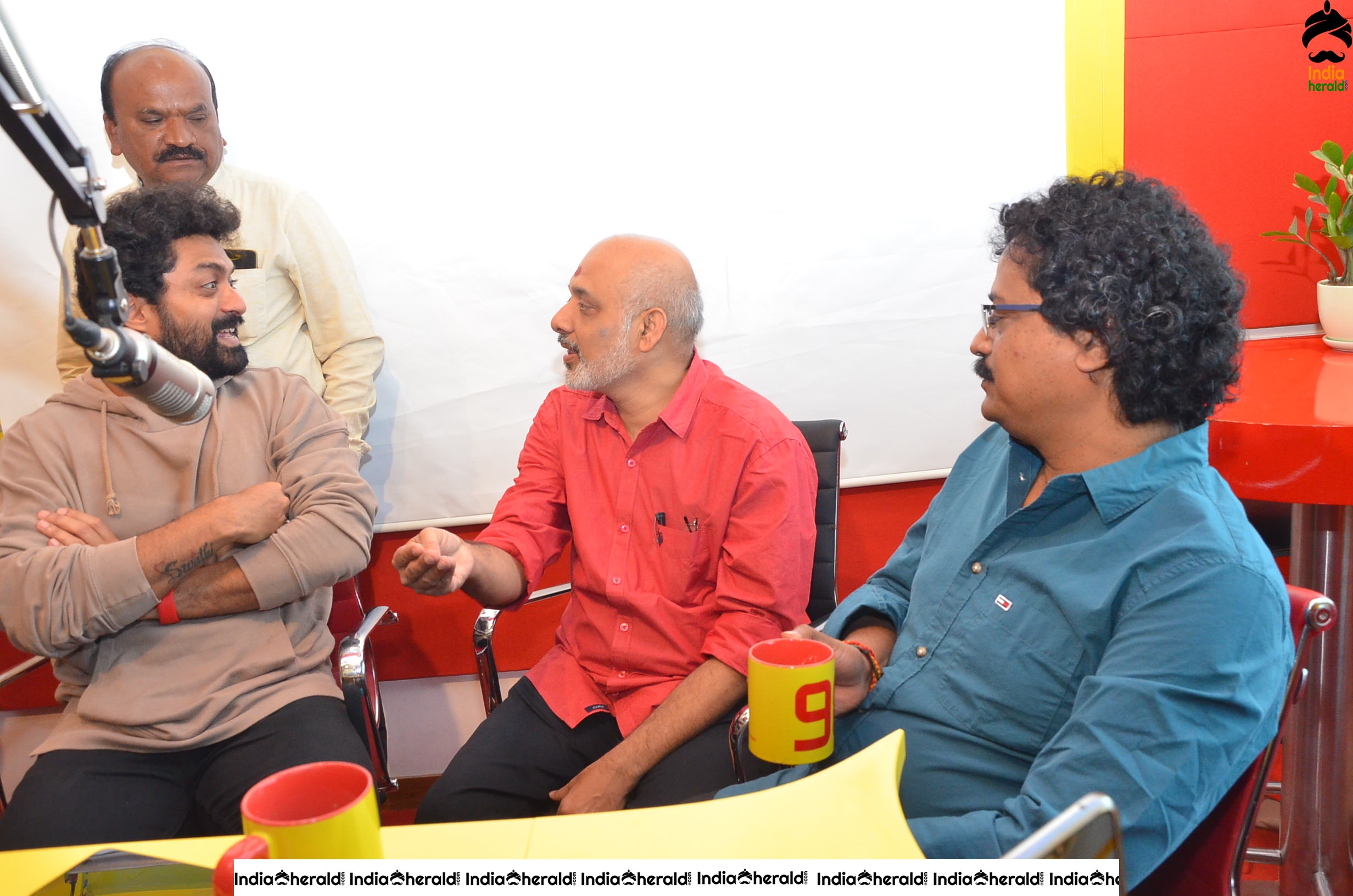 Entha Manchivaadavuraa Team at FM Station