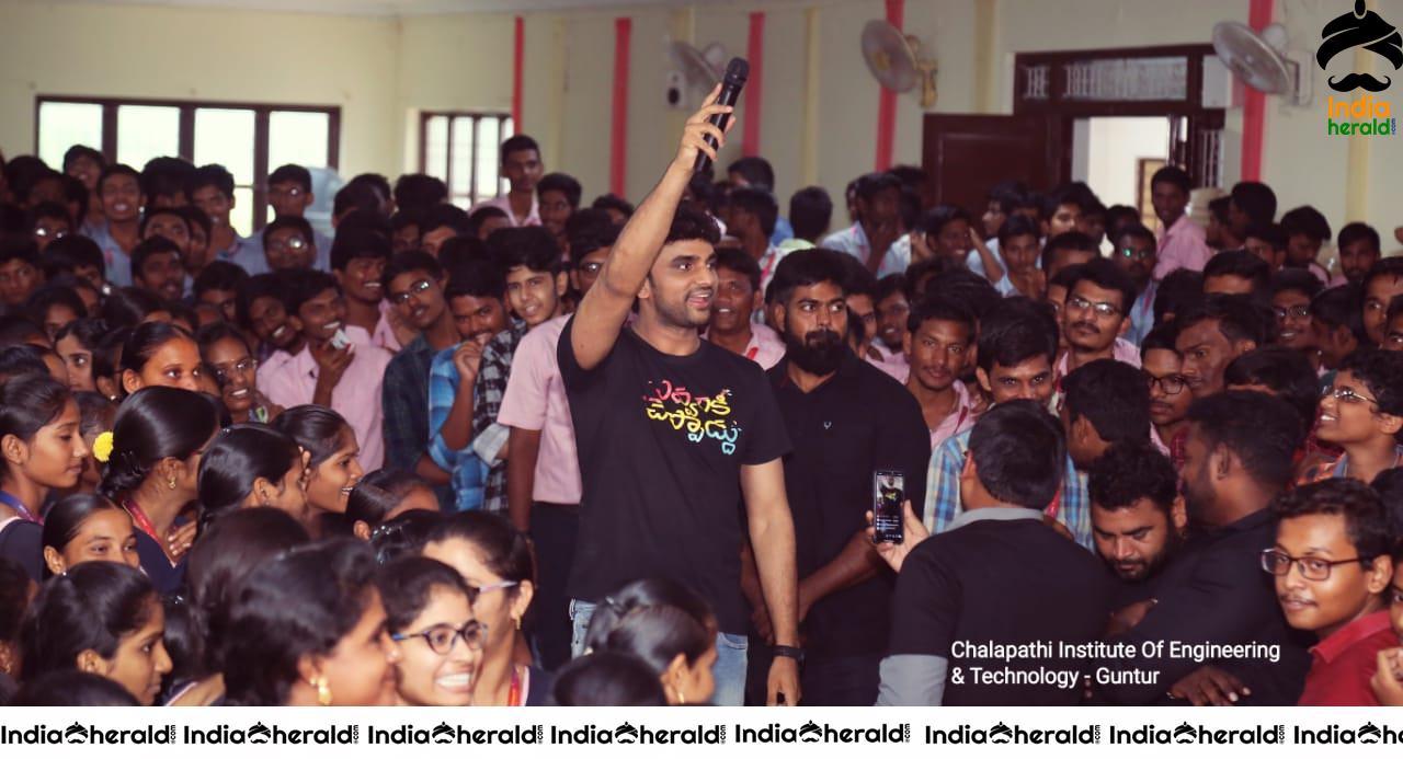 Evvarikee Cheppodu Team At Guntur