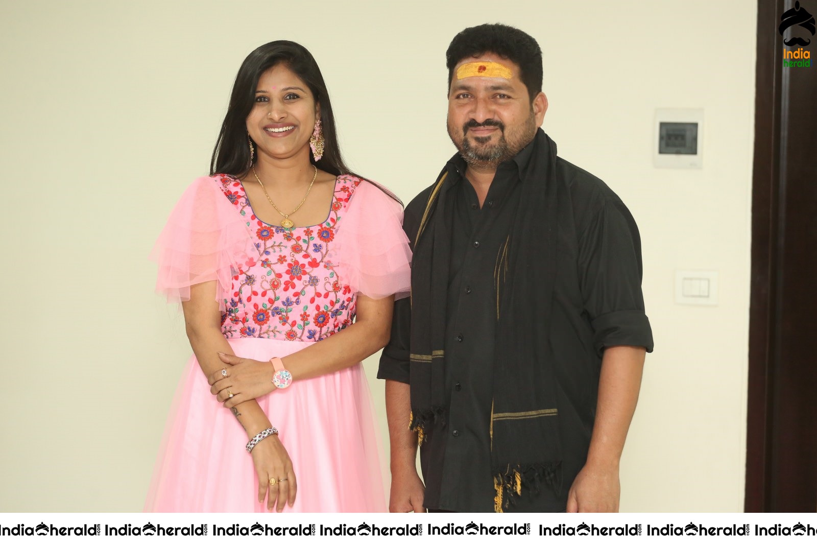 Executive Producer of Ullala Ullala Movie seen in Sabarimala Dress Set 1