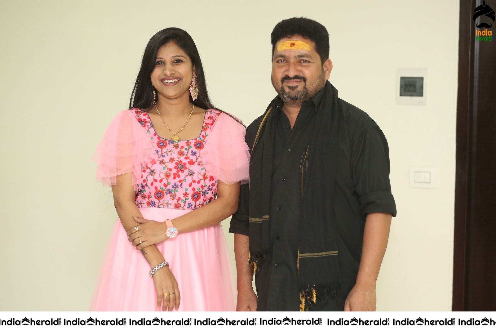 Executive Producer of Ullala Ullala Movie seen in Sabarimala Dress Set 1