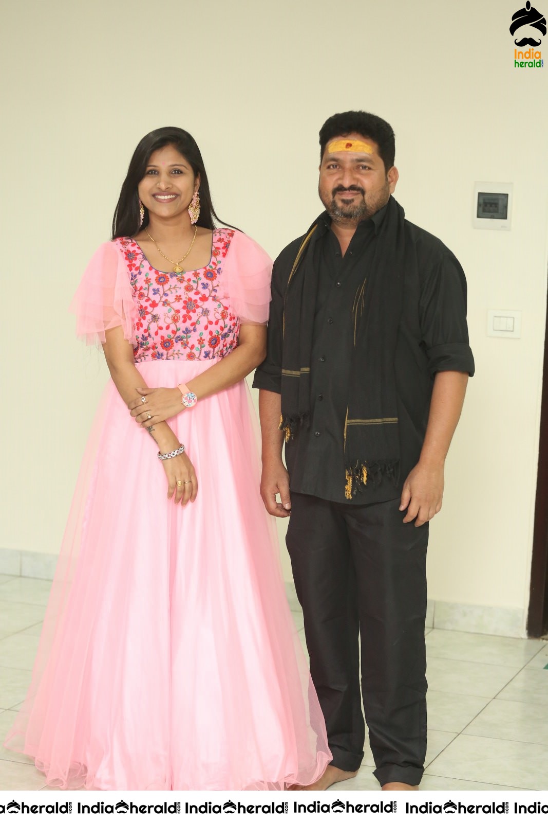 Executive Producer of Ullala Ullala Movie seen in Sabarimala Dress Set 1