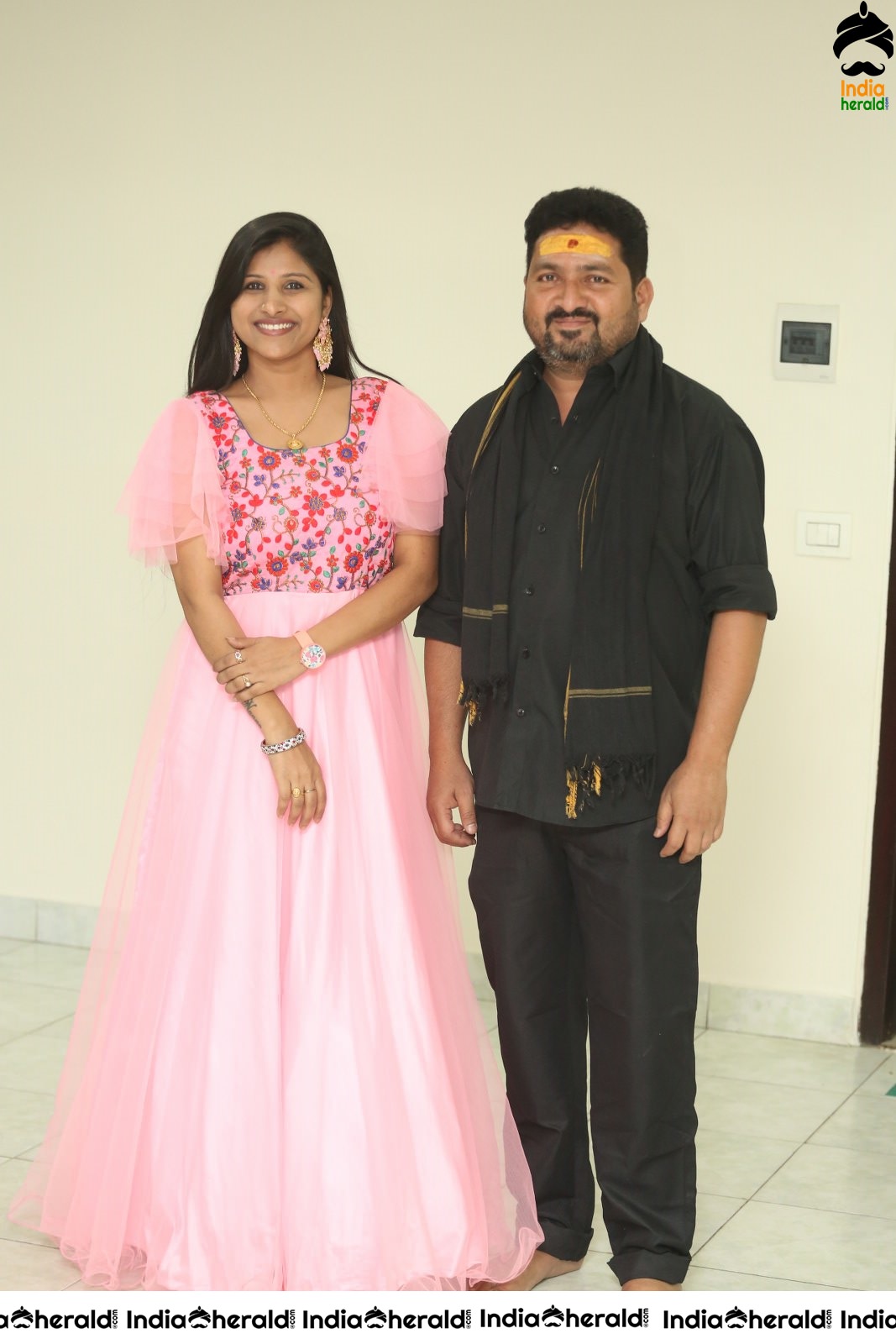 Executive Producer of Ullala Ullala Movie seen in Sabarimala Dress Set 1