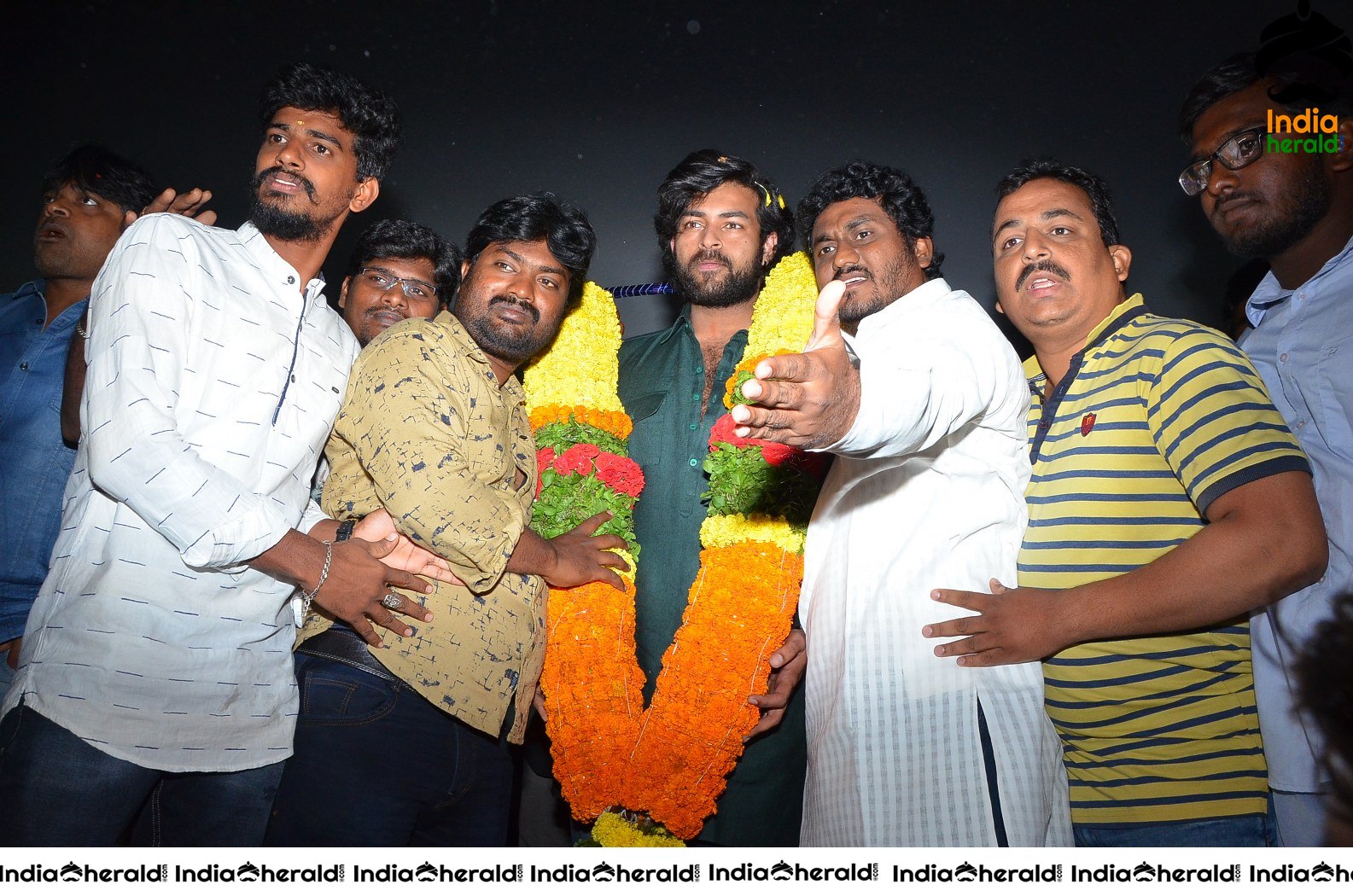 Gaddala Konda Ganesh Team at Rajahmundry Swamy Theatre Set 1