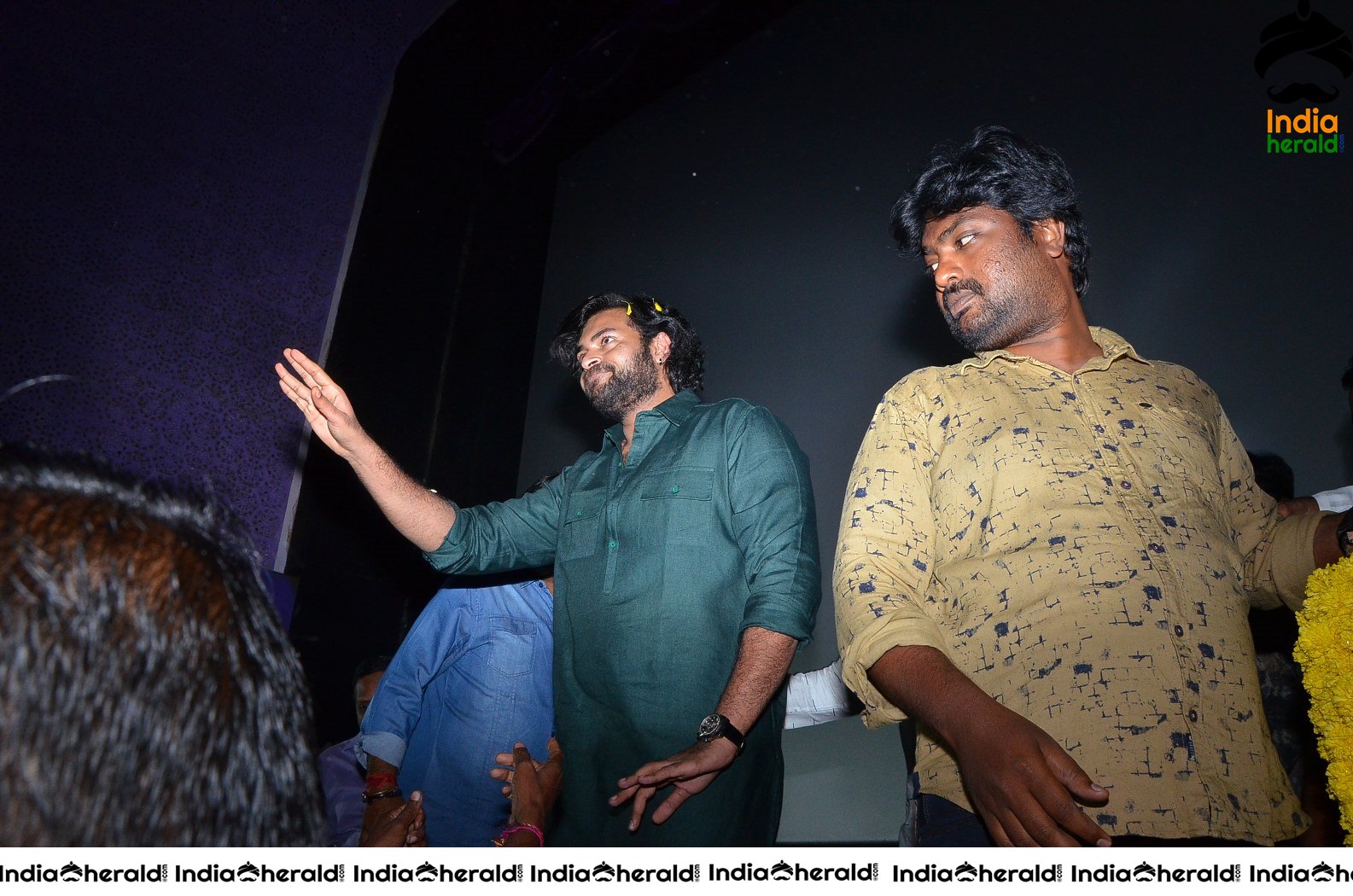 Gaddala Konda Ganesh Team at Rajahmundry Swamy Theatre Set 1