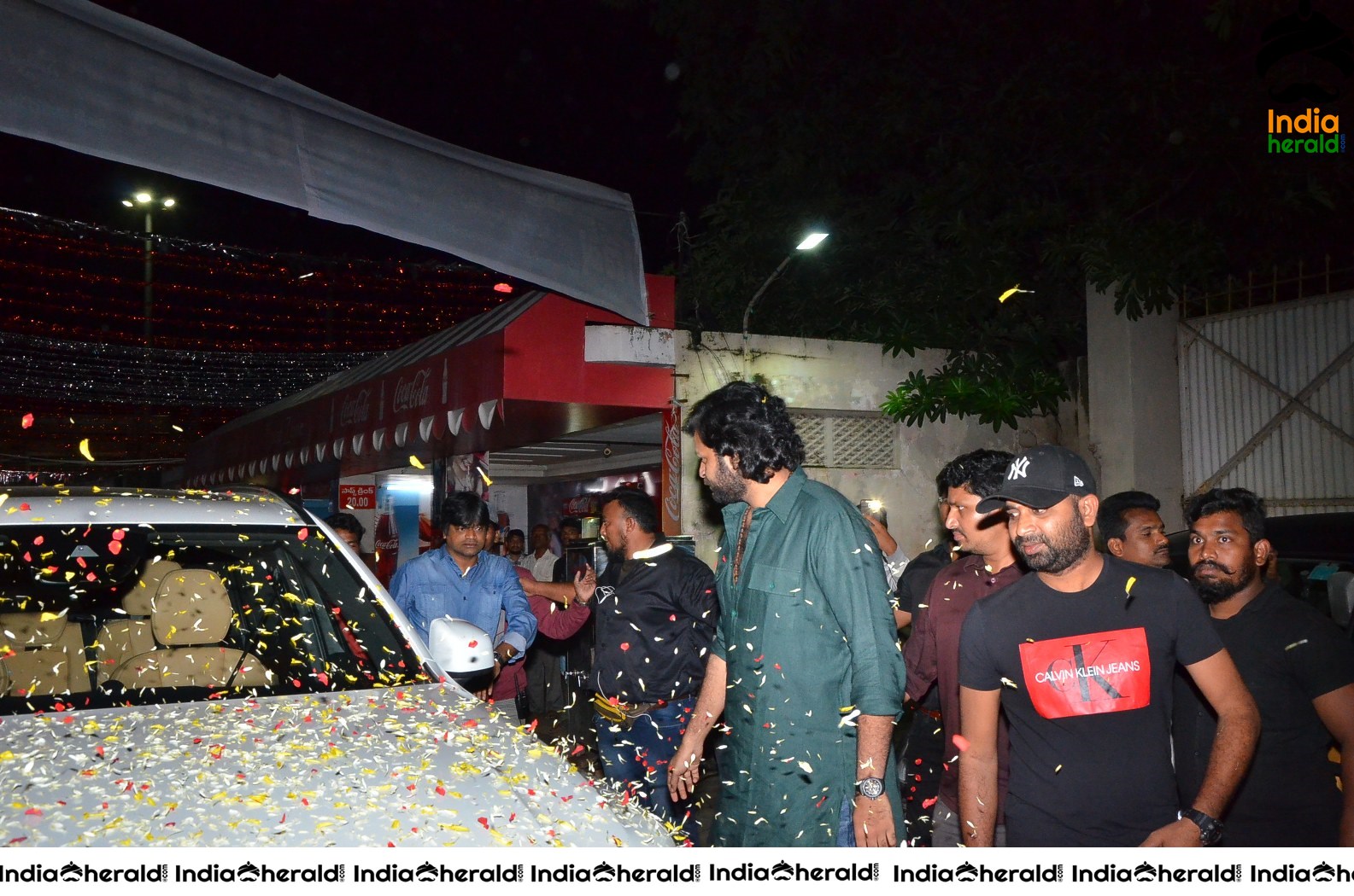 Gaddala Konda Ganesh Team at Rajahmundry Swamy Theatre Set 1