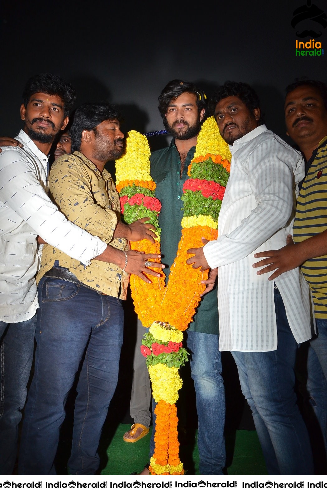 Gaddala Konda Ganesh Team at Rajahmundry Swamy Theatre Set 2