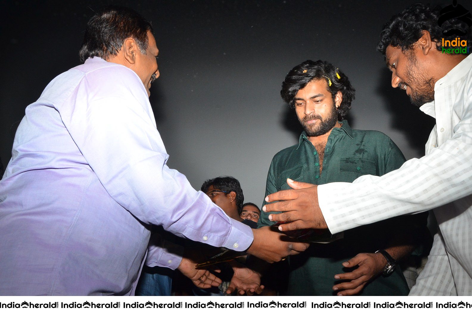 Gaddala Konda Ganesh Team at Rajahmundry Swamy Theatre Set 2
