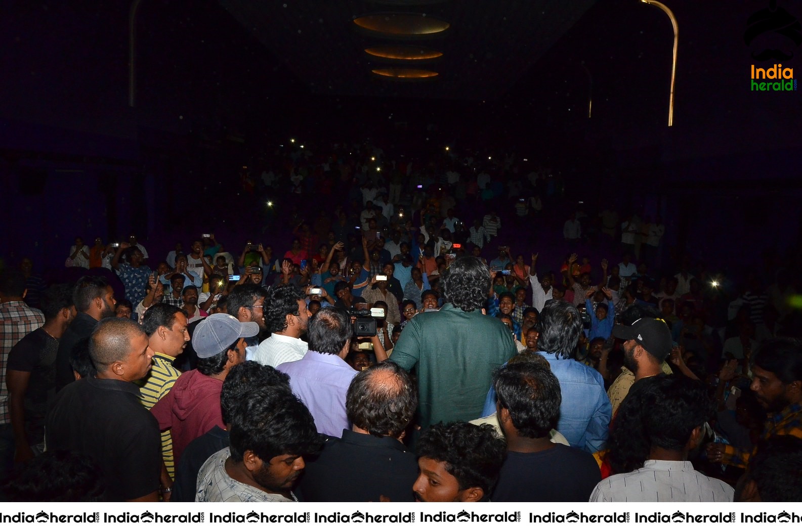 Gaddala Konda Ganesh Team at Rajahmundry Swamy Theatre Set 2