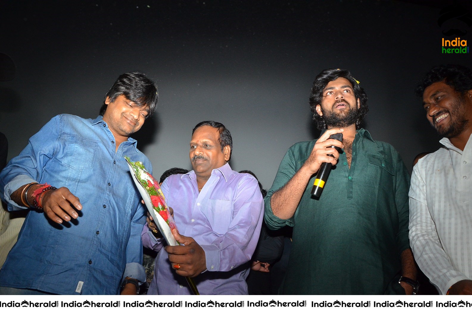 Gaddala Konda Ganesh Team at Rajahmundry Swamy Theatre Set 2